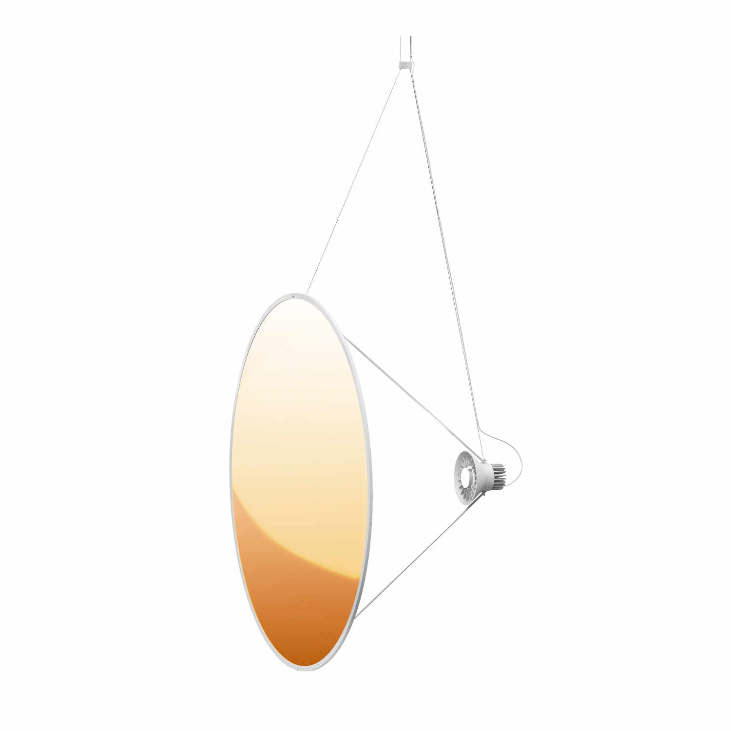 D91 AMISOL LED Pendelleuchte, Grösse d. 110 cm, Diffuserfarbe opal von Luceplan