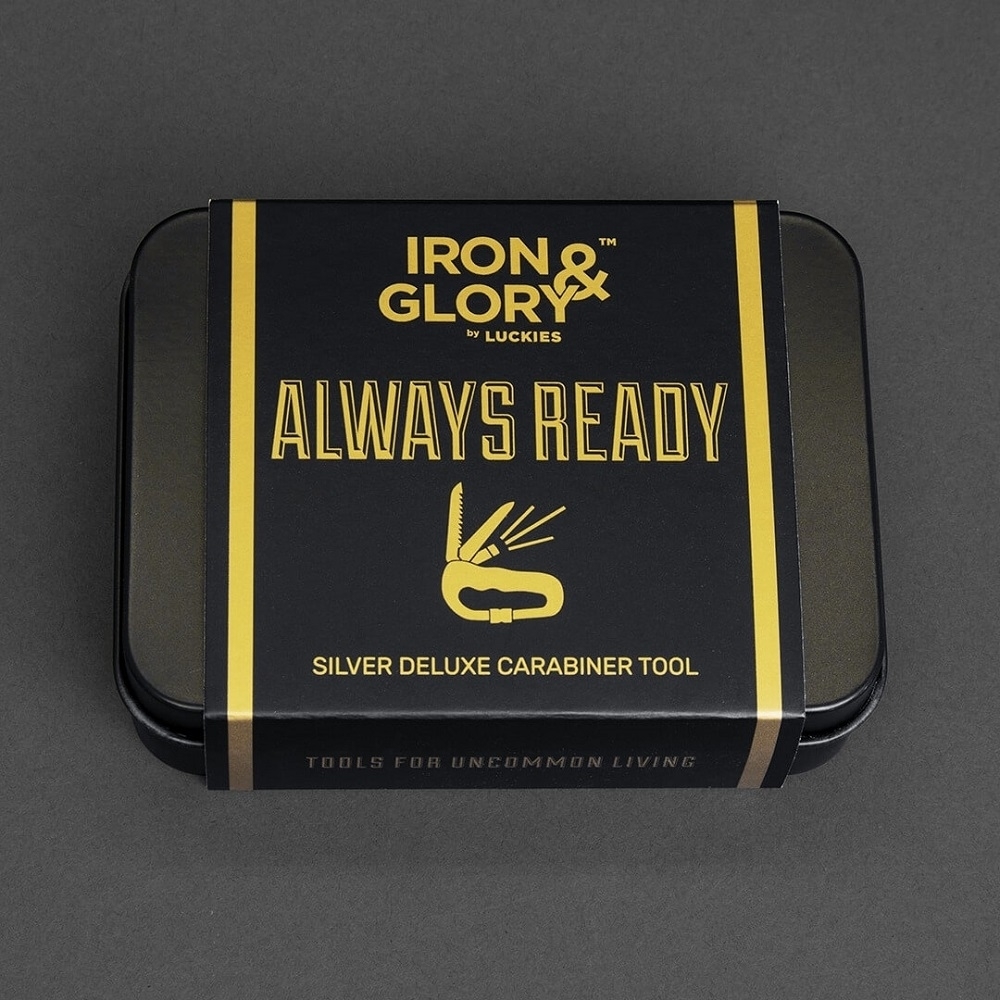 Always Ready - Deluxe Carabiner silber von Luckies