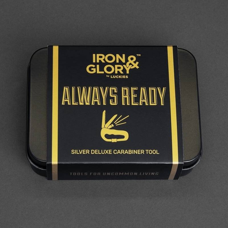 Always Ready - Deluxe Carabiner silber von Luckies