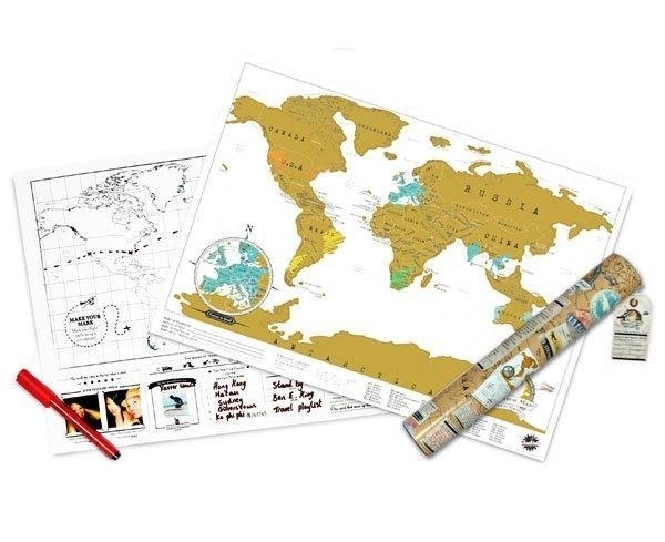 Travel Scratch Map - Reisekarte von Luckies