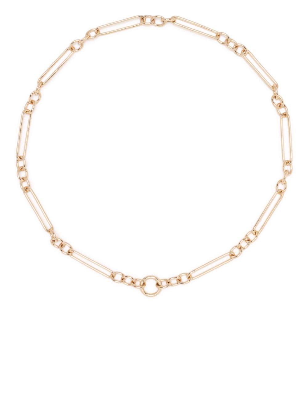 Lucy Delius Jewellery 14kt yellow gold Trombone chain necklace von Lucy Delius Jewellery