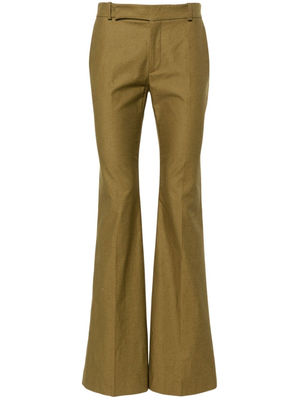 Ludovic de Saint Sernin Bum tailored flared trousers - Green von Ludovic de Saint Sernin