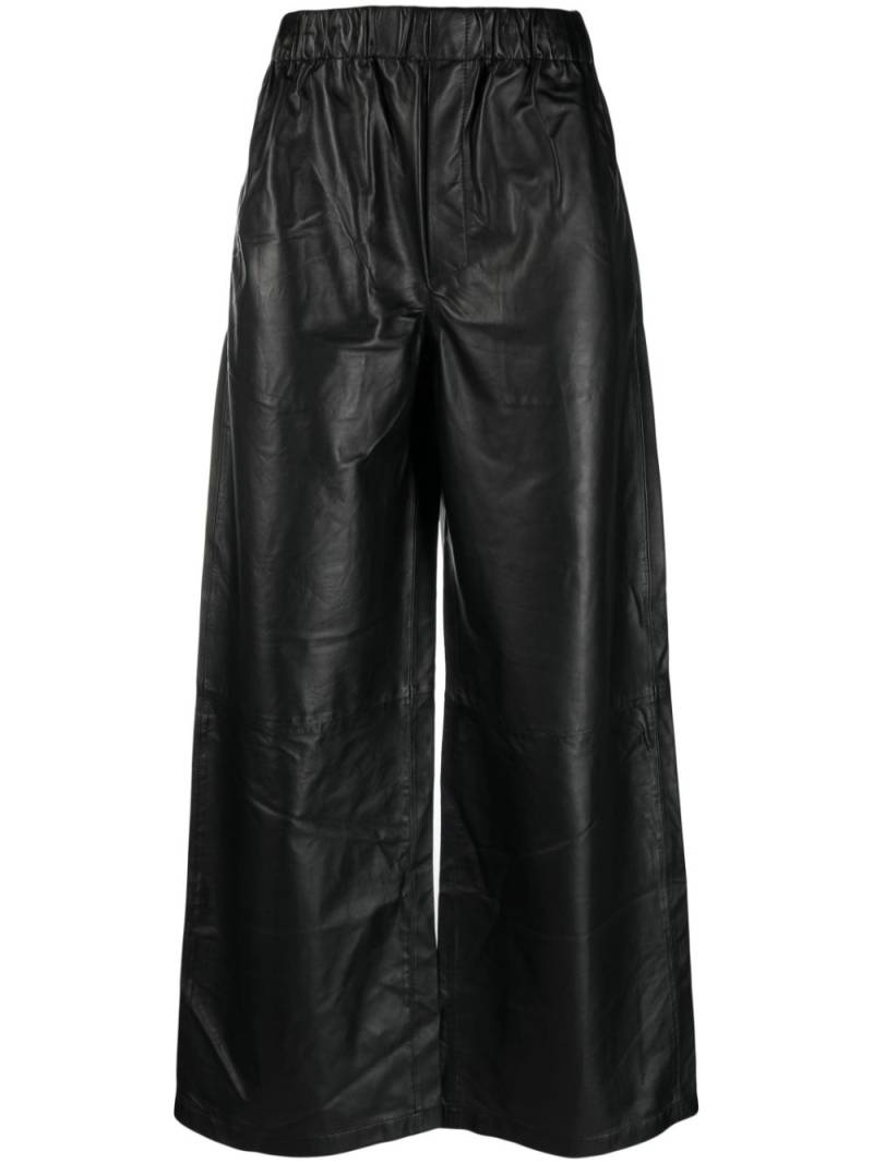 Ludovic de Saint Sernin high-waist wide-leg trousers - Black von Ludovic de Saint Sernin