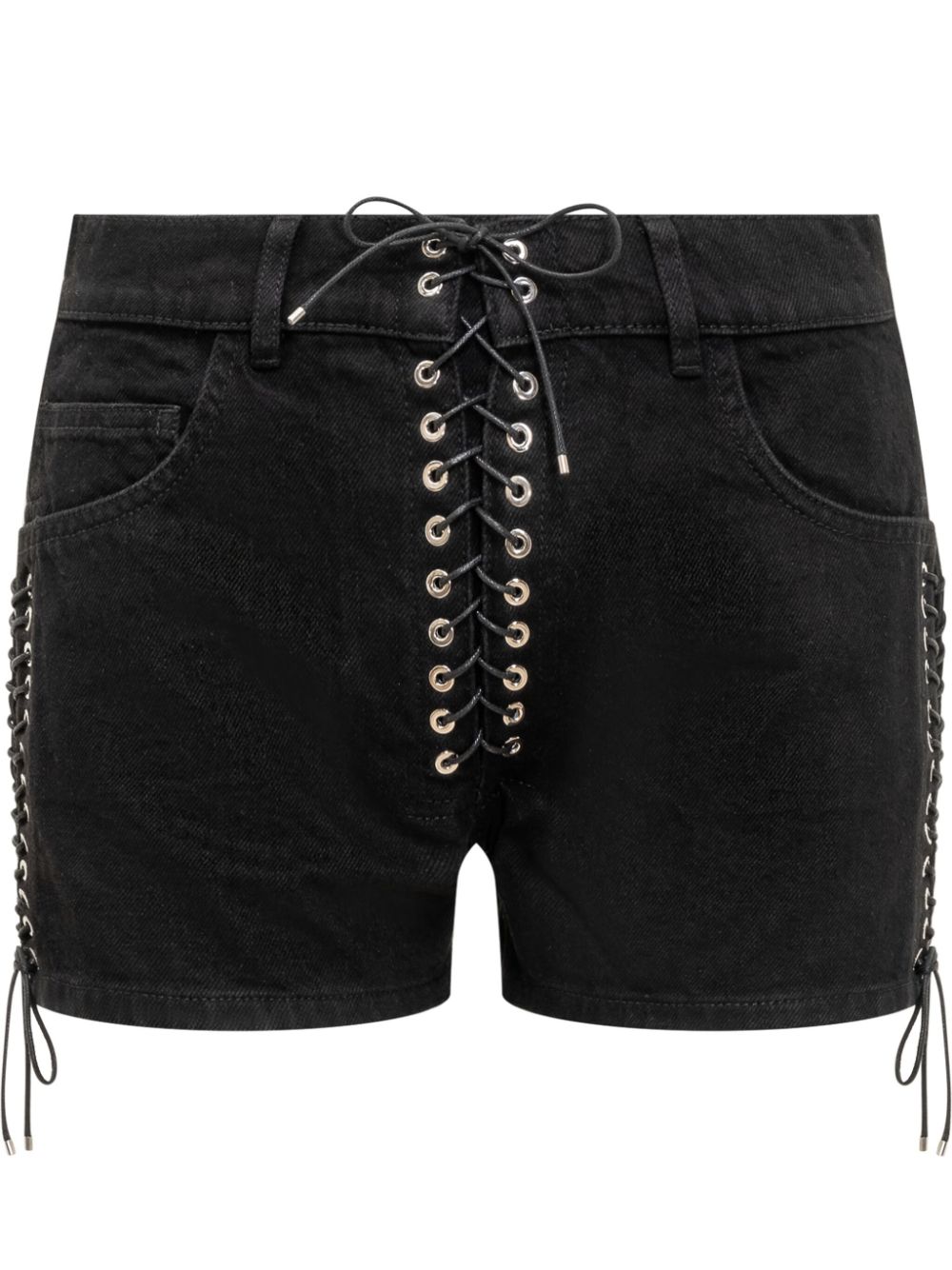 Ludovic de Saint Sernin lace-up shorts - Black von Ludovic de Saint Sernin