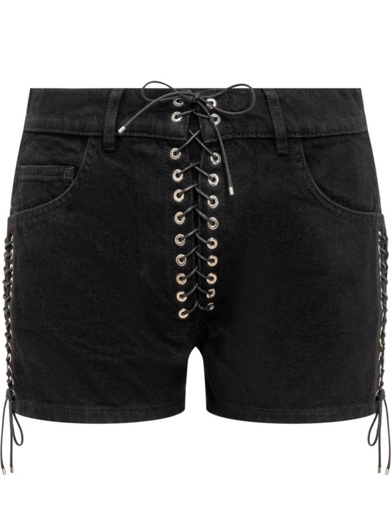 Ludovic de Saint Sernin lace-up shorts - Black von Ludovic de Saint Sernin