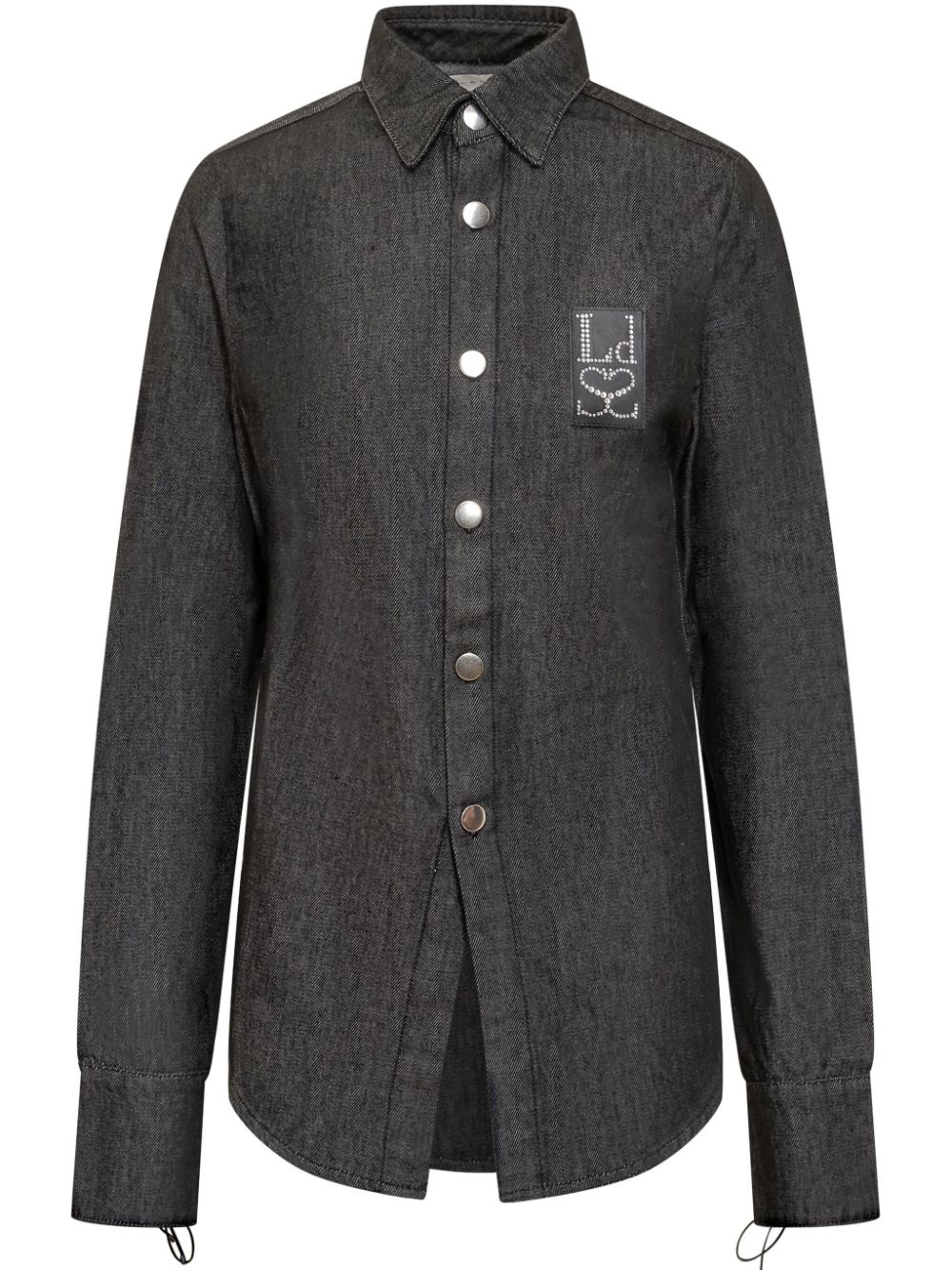 Ludovic de Saint Sernin logo-embellished shirt - Black von Ludovic de Saint Sernin