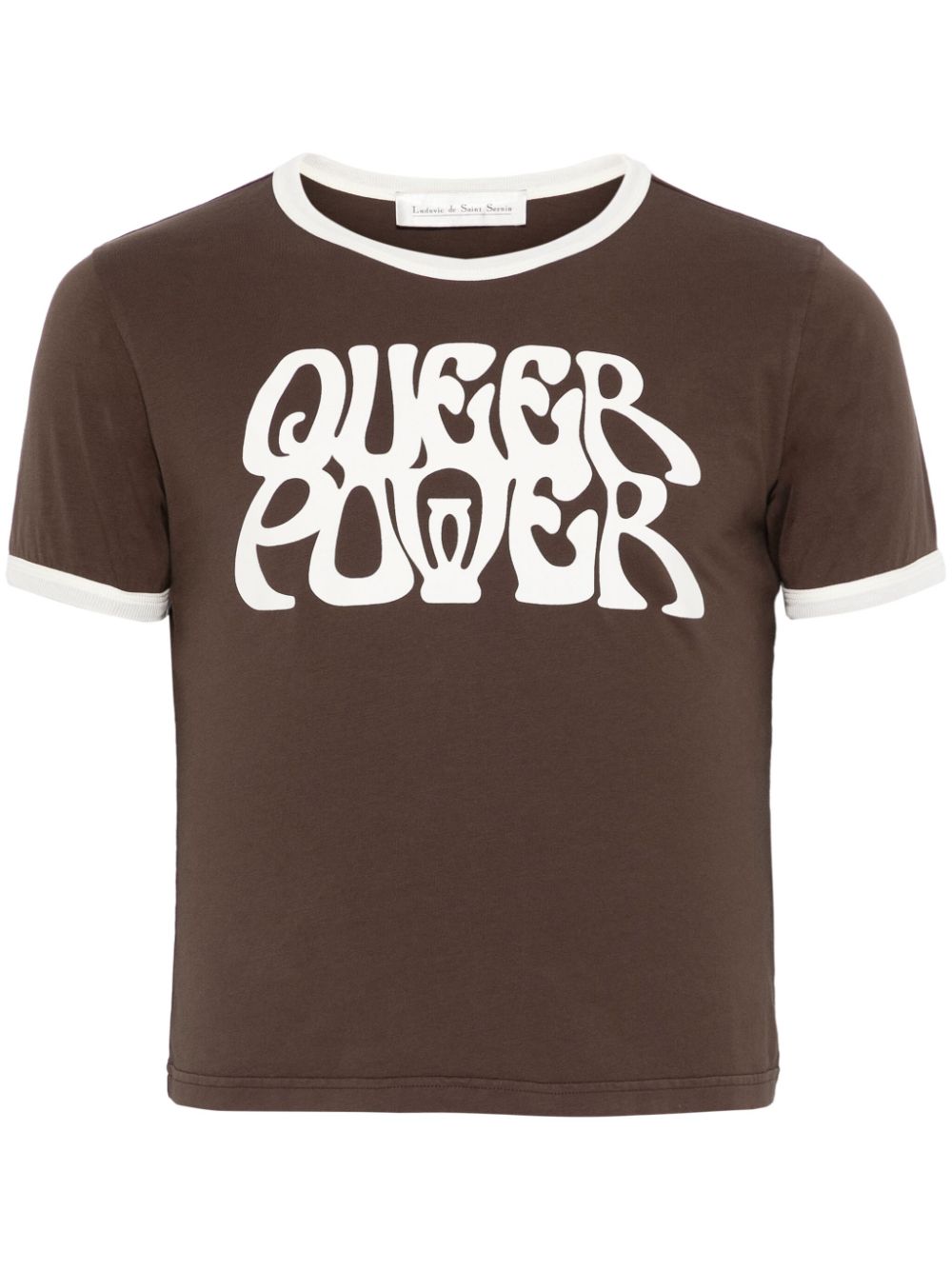 Ludovic de Saint Sernin Queer Power T-shirt - Brown von Ludovic de Saint Sernin