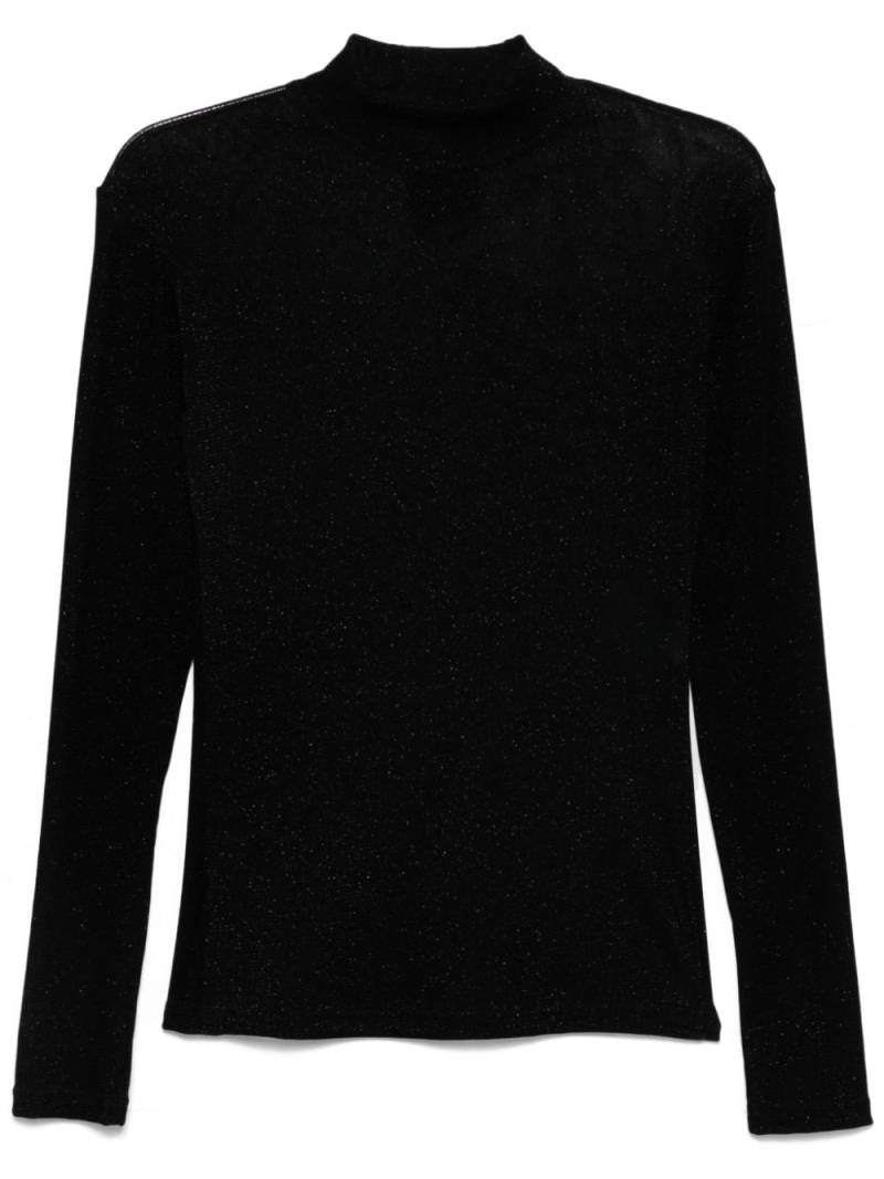 Ludovic de Saint Sernin mock-neck top - Black von Ludovic de Saint Sernin