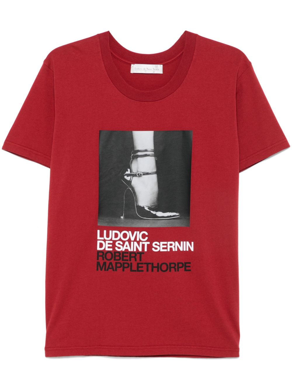 Ludovic de Saint Sernin Melody-print T-shirt - Red von Ludovic de Saint Sernin