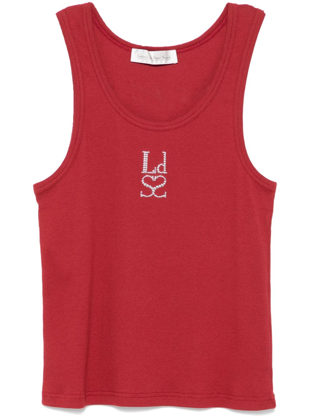 Ludovic de Saint Sernin studded tank top - Red von Ludovic de Saint Sernin