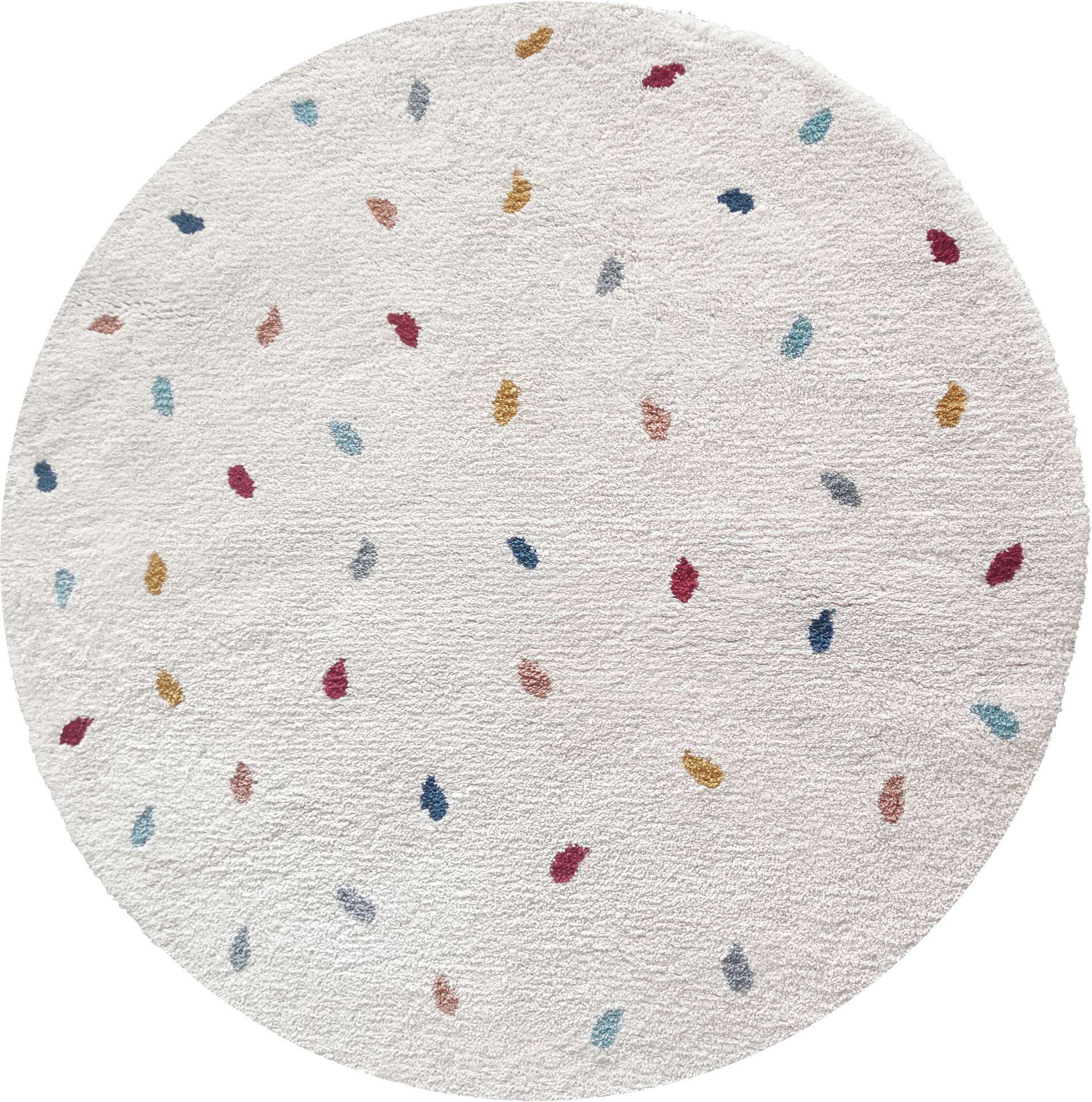 my home Kinderteppich »Odan, Hochflor-Teppich«, rund, 20 mm Höhe, bunte Punkte Teppiche, weich, Wohnzimmer, Kinderzimmer my home Kinderteppich »Odan, Hochflor-Teppich«, rund, 20 mm Höhe, bunte Punkte Teppiche, weich, Wohnzimmer, Kinderzimmer von My Home