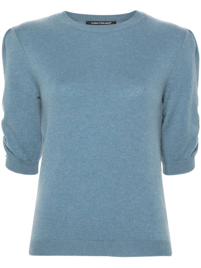 Luisa Cerano fine-knit top - Blue von Luisa Cerano