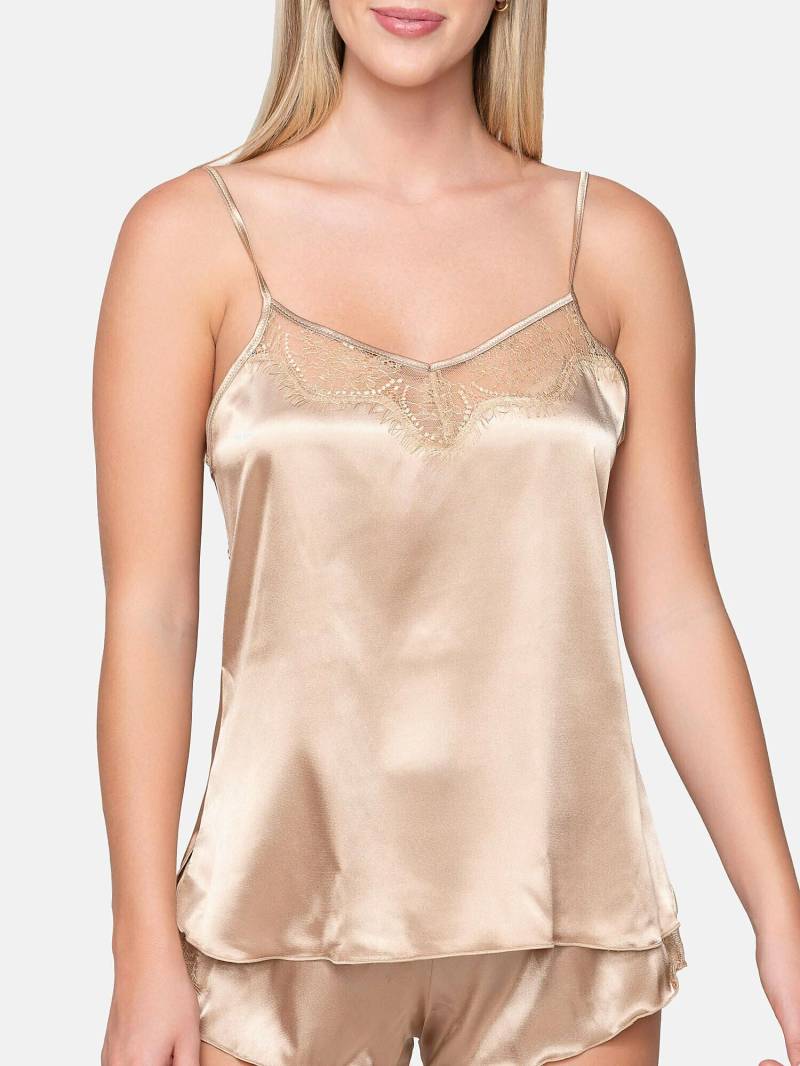 Camisole-top Mit Dünnen Trägern Prestige Satin Damen Light Beige M von Luna