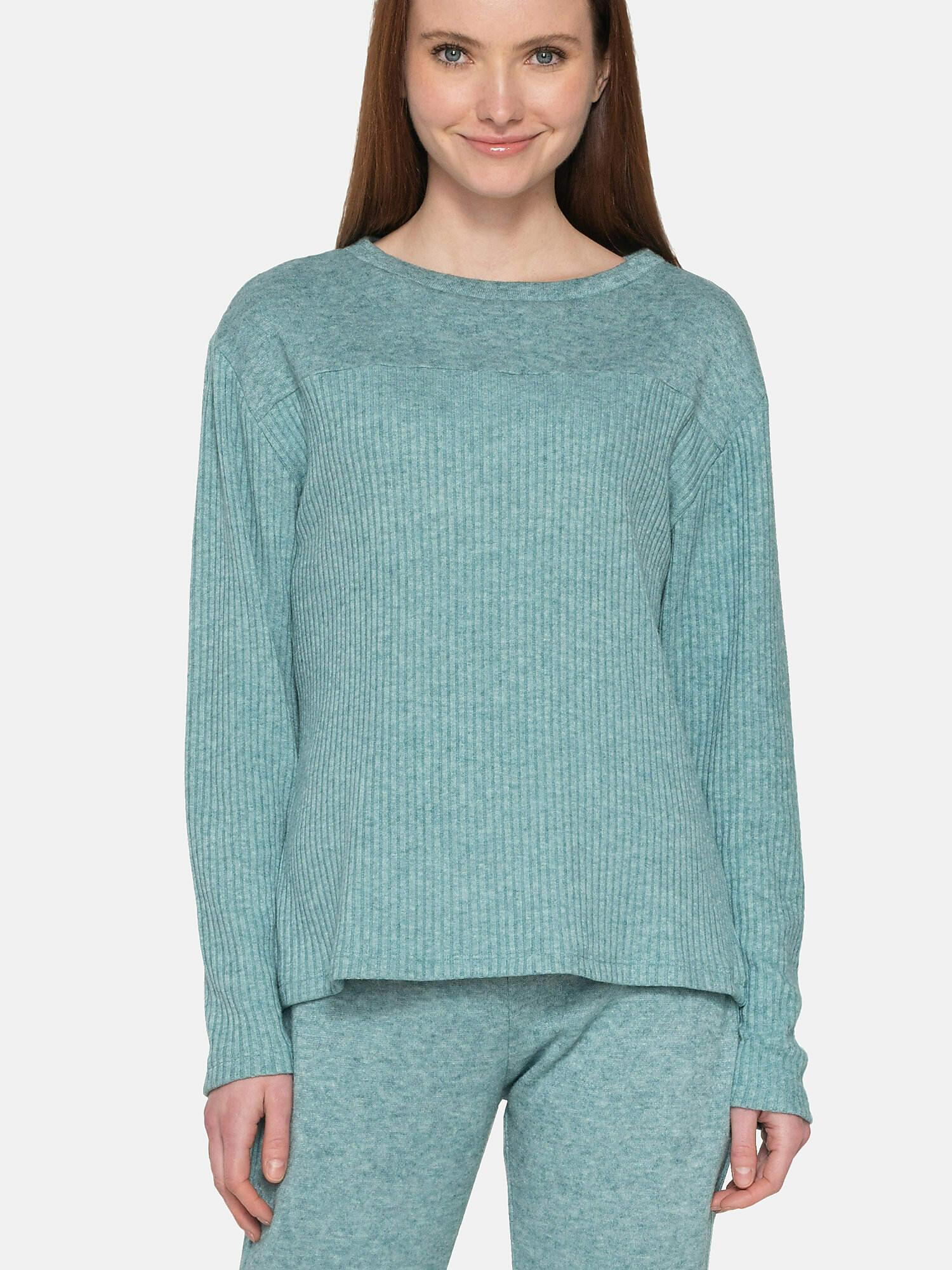 Sweatshirt Connected Damen Grün L von Luna