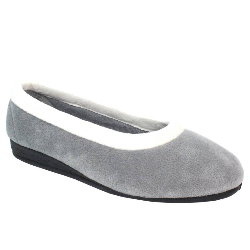 Lunar - Hausschuhe Mabel, für Damen, Grau, Größe 41 von Lunar