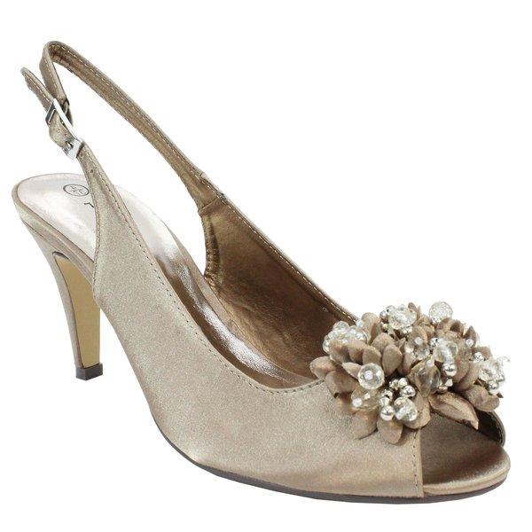 Pumps Sabrina Damen Taupe 39 von Lunar