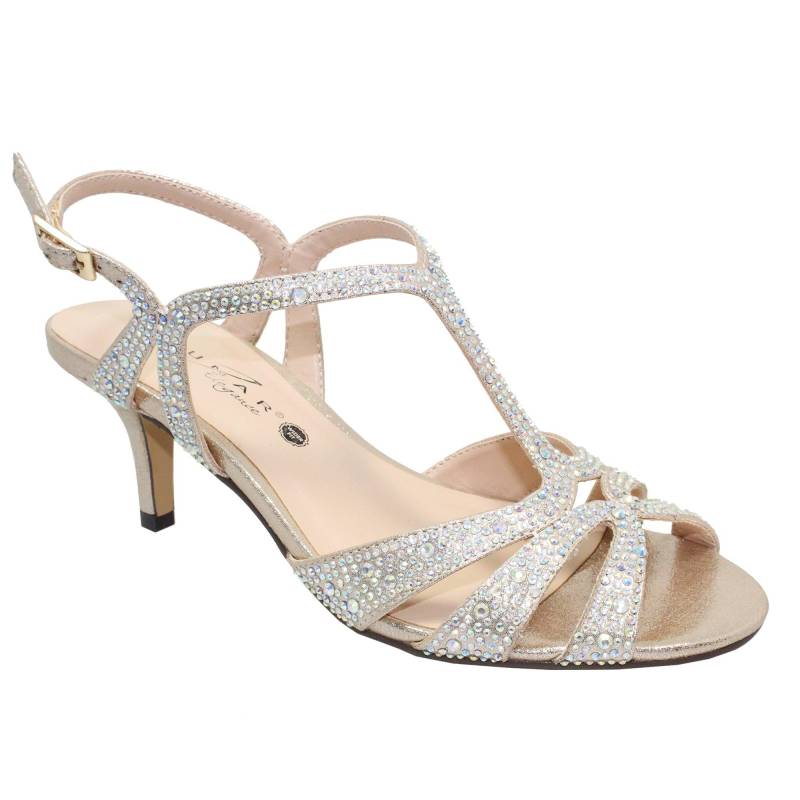 Lunar - Sandalen Francie, für Damen, Gold, Größe 36 von Lunar