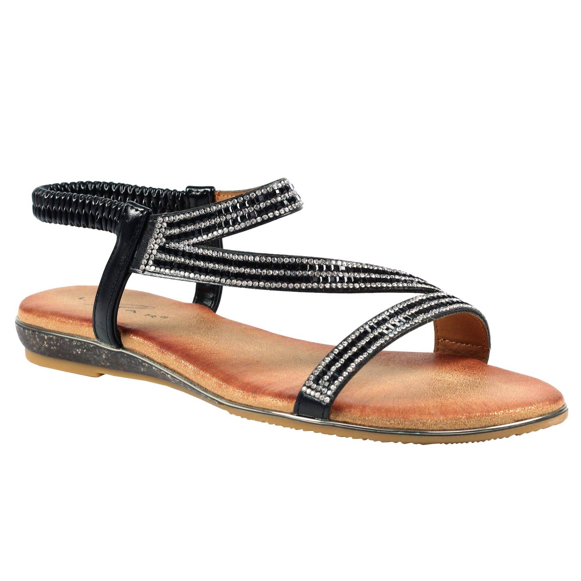 Sandalen Blaise Ii Damen Schwarz 38 von Lunar