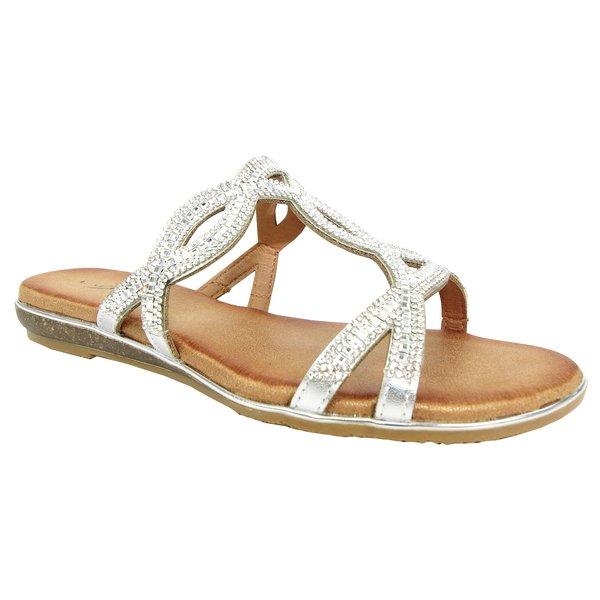 Lunar - Sandalen Gabriela, für Damen, Silber, Größe 37 von Lunar