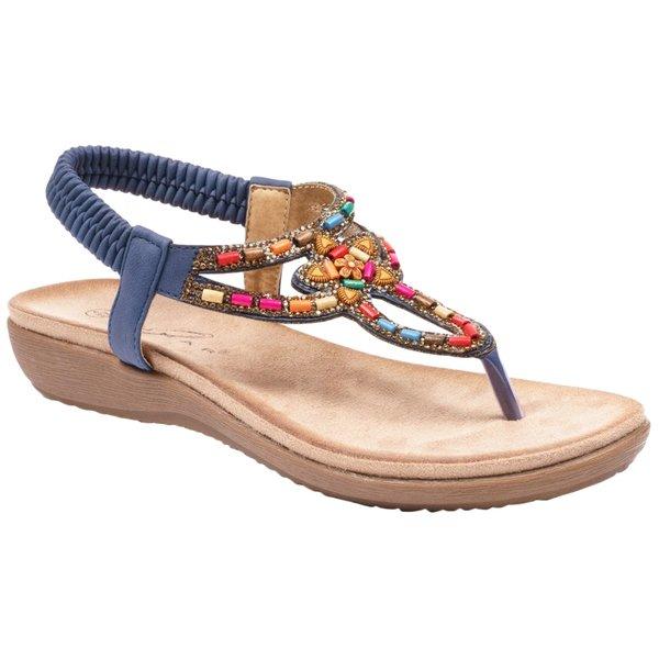 Lunar - Sandalen Una, für Damen, Blau, Größe 37 von Lunar