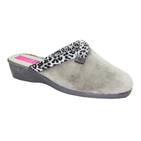 Lunar - Hausschuhe Michelle, für Damen, Grau, Größe 39 von Lunar