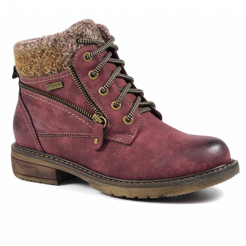 Stiefeletten Benson Iii Damen Weinrot 40 von Lunar