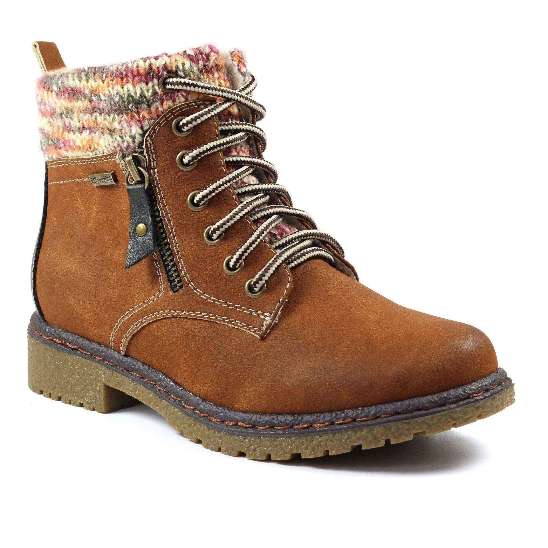 Stiefeletten Jalapeno Damen Tan 37 von Lunar