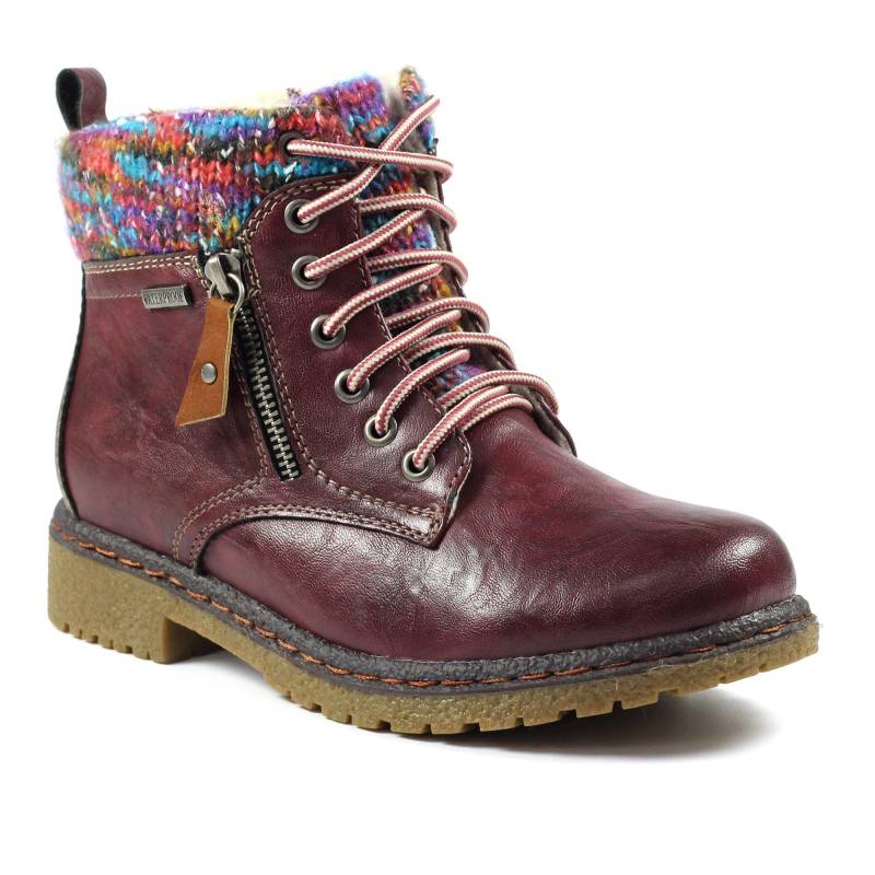 Stiefeletten Jalapeno Damen Weinrot 36 von Lunar