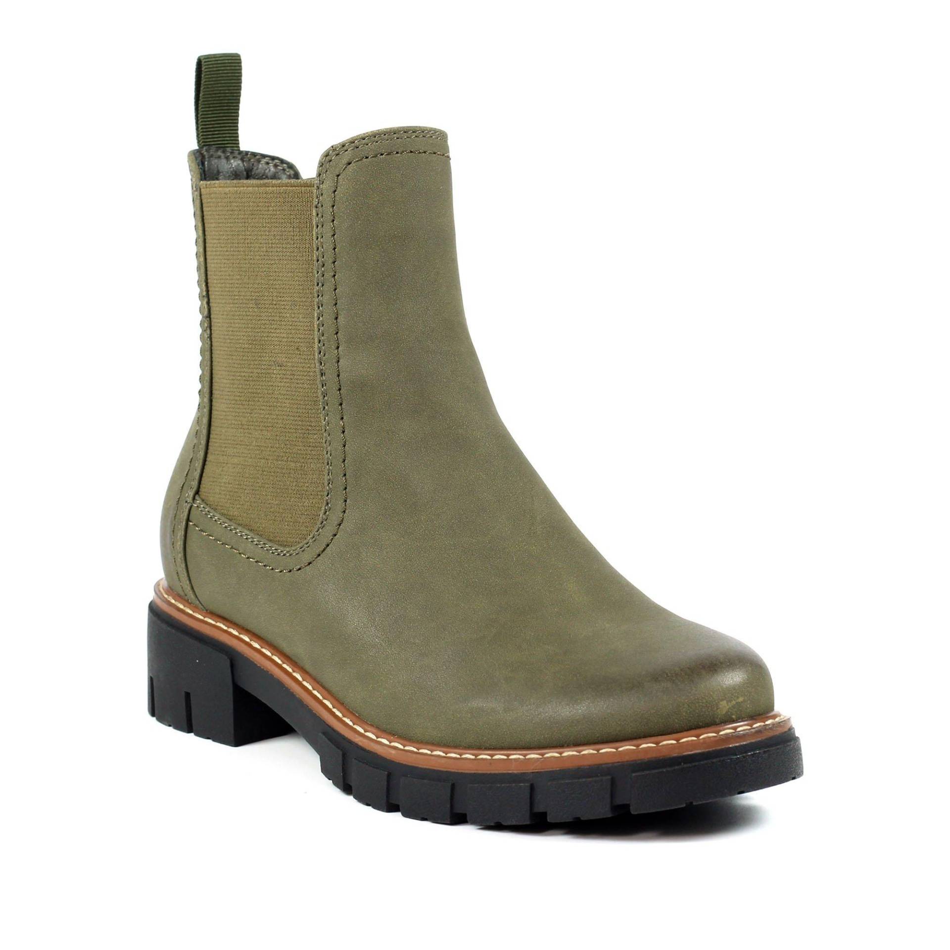 Stiefeletten Morgan, Wildleder Damen Olivegrün 41 von Lunar