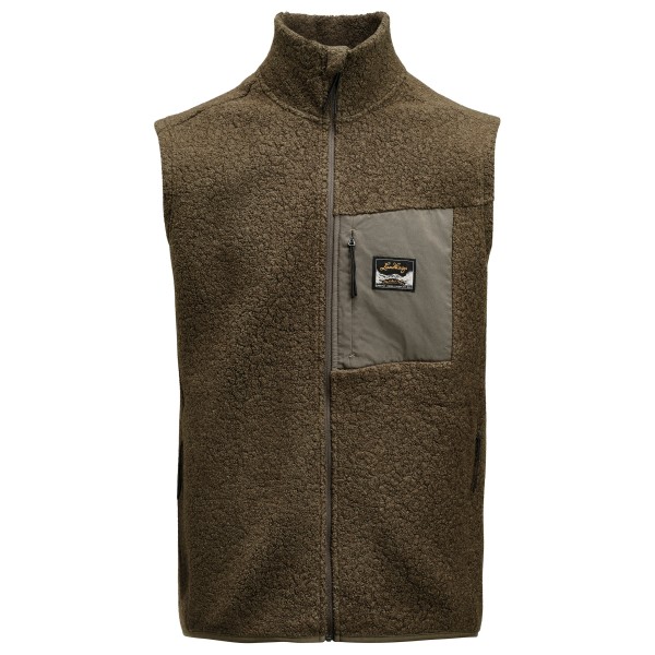 Lundhags - Flok Wool Pile Vest - Wollgilet Gr L braun von Lundhags