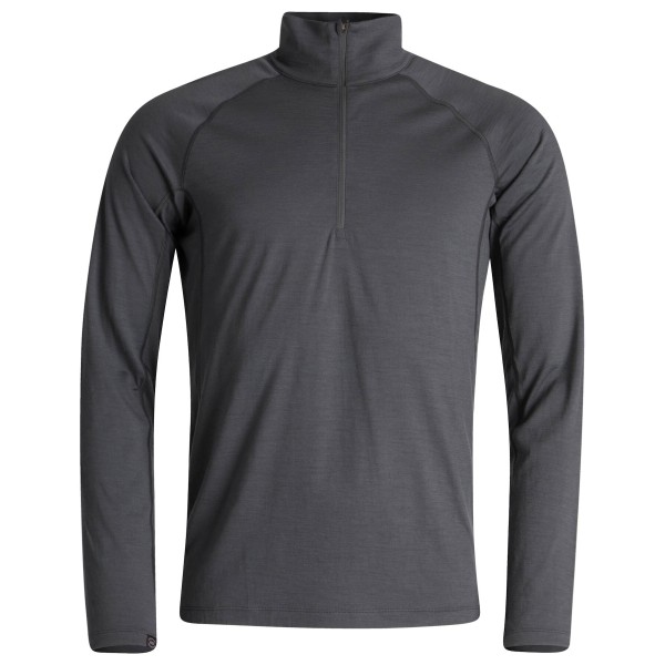 Lundhags - Gimmer Merino Light 1/2 Zip - Merinounterwäsche Gr L;M;S;XL;XXL blau;schwarz/grau von Lundhags