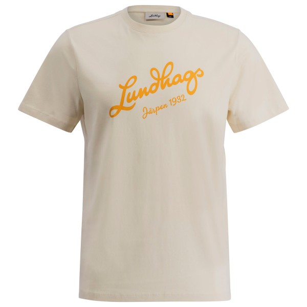 Lundhags - Järpen Logo T-Shirt - T-Shirt Gr L beige von Lundhags