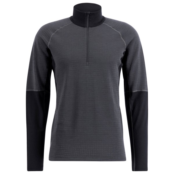 Lundhags - Prime Merino Half Zip - Merinounterwäsche Gr L;XL grau von Lundhags