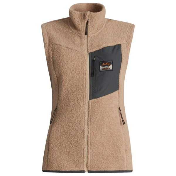 Lundhags - Women's Flok Wool Pile Vest - Wollgilet Gr M beige von Lundhags