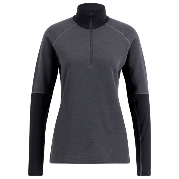 Lundhags - Women's Prime Merino Half Zip - Merinounterwäsche Gr L;M;S;XL;XS grau von Lundhags