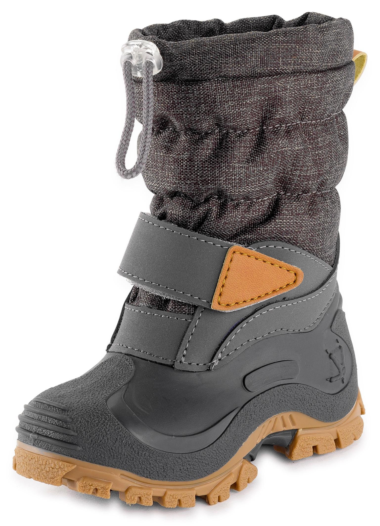 Lurchi Winterstiefel »Snowboots Finn«, Schneeboots mit Schurwolle, Grössenschablone zum Download von Lurchi