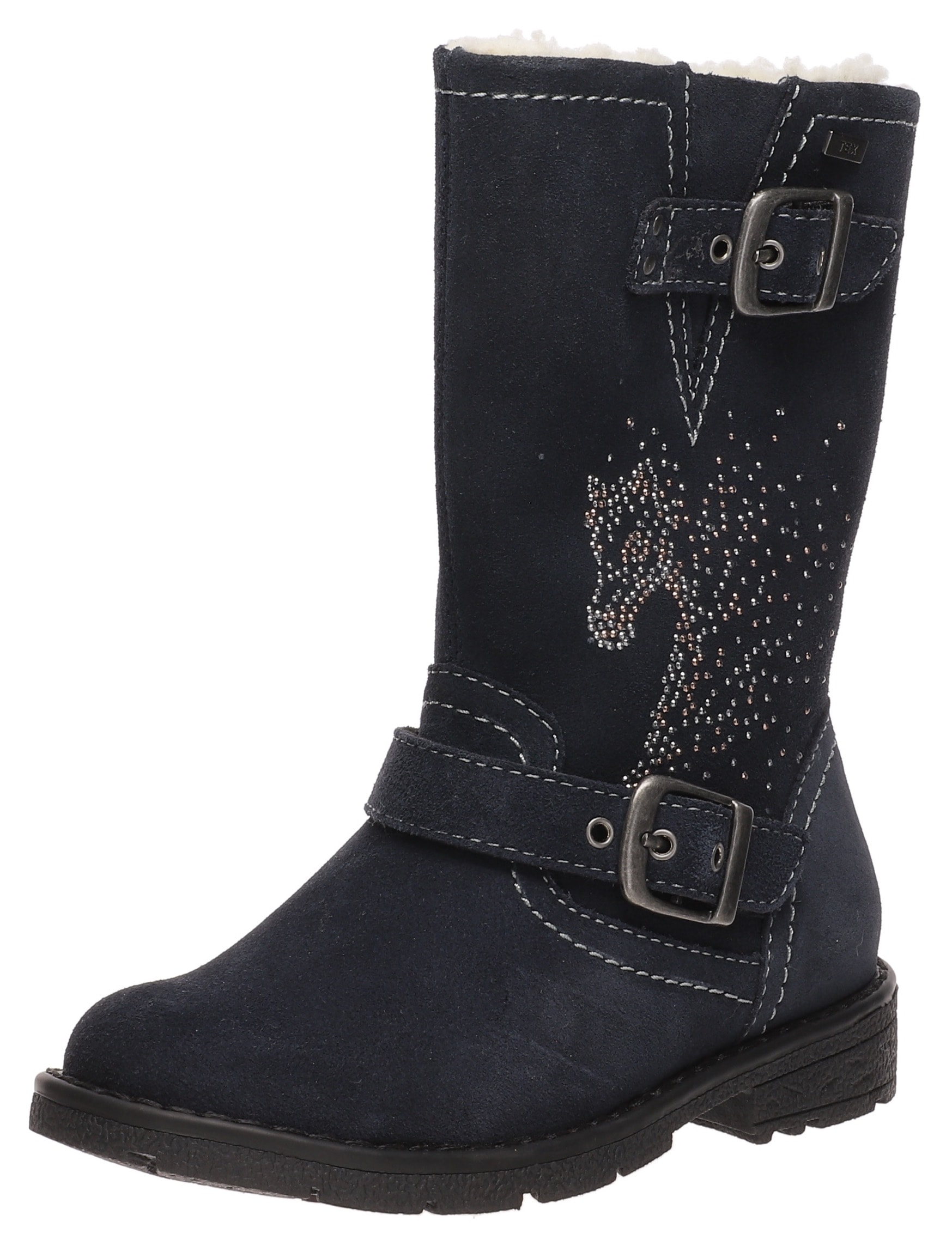 Lurchi Winterstiefel »HEIDI-TEX WMS: weit«, mit Pferdemotiv aus Strass-Steinchen von Lurchi