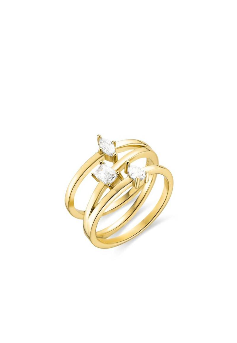 Ring Gromzia Damen Gold 17mm von Luxenter