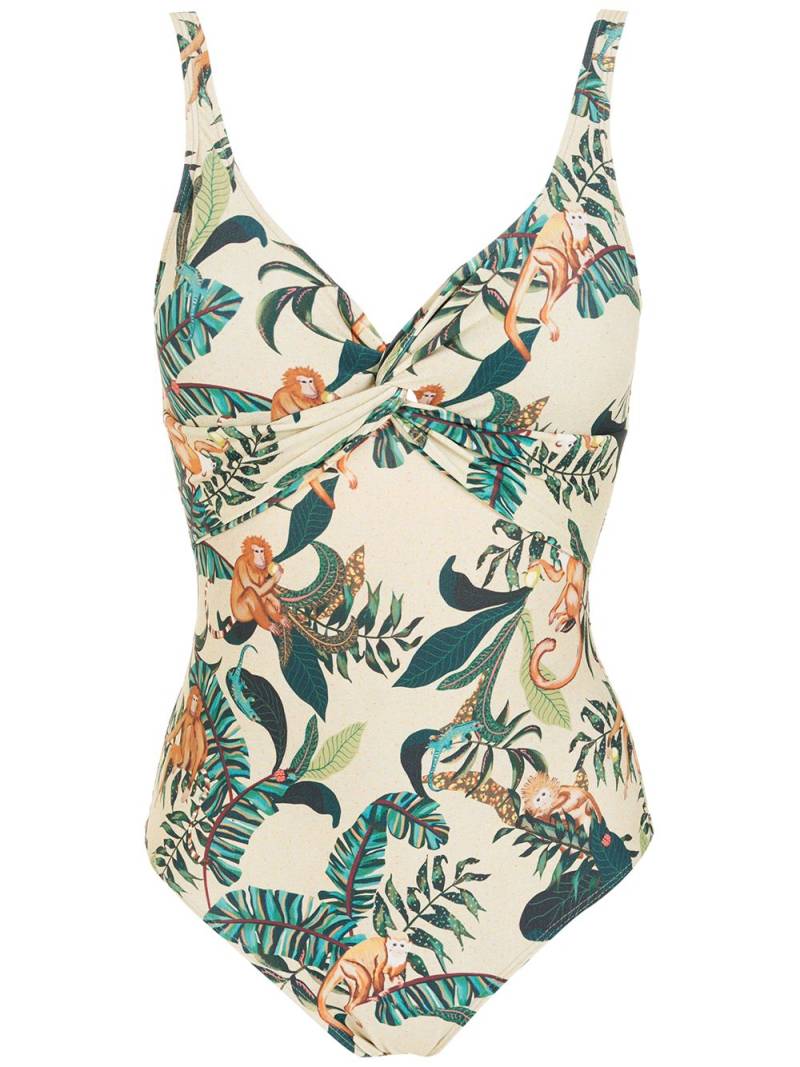 Lygia & Nanny Adriana floral-print swimsuit - Neutrals von Lygia & Nanny