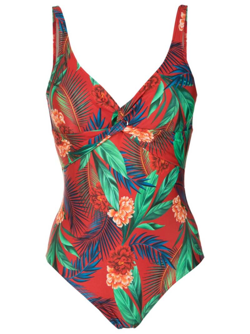 Lygia & Nanny Adriana floral-print swimsuit - Red von Lygia & Nanny