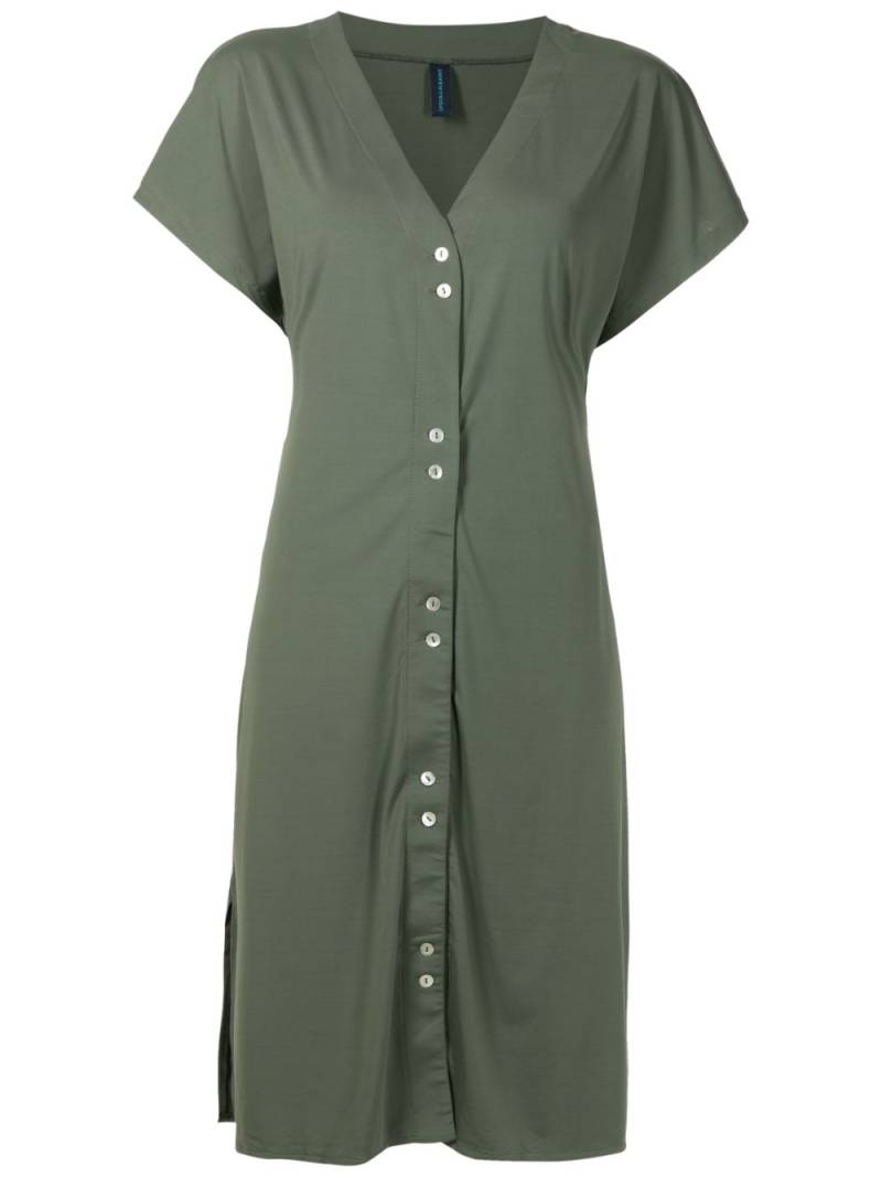 Lygia & Nanny Artemis V-neck midi dress - Green von Lygia & Nanny