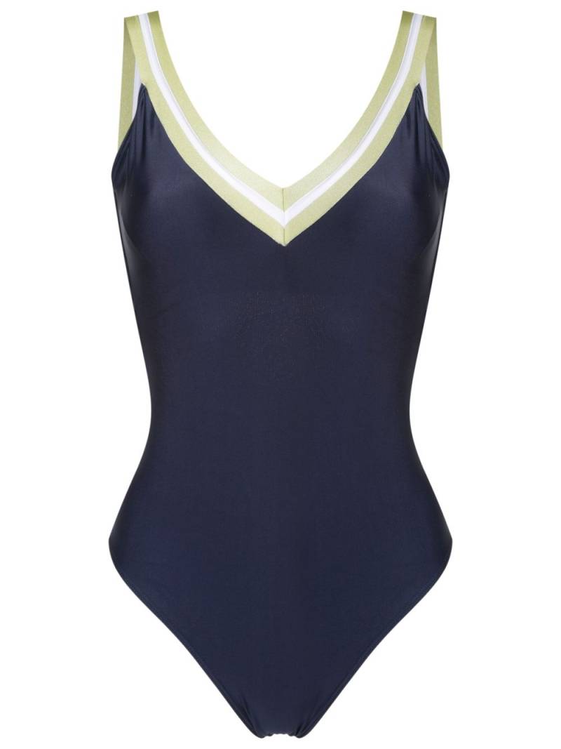 Lygia & Nanny Balboas two-tone swimsuit - Blue von Lygia & Nanny