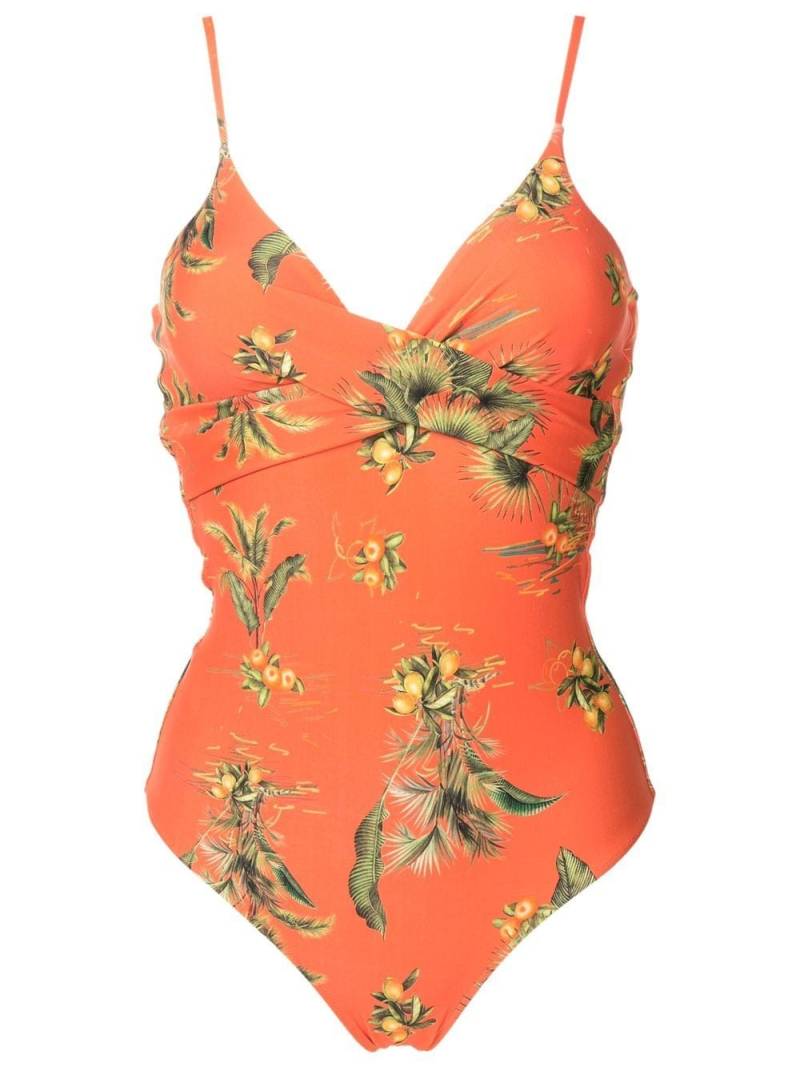 Lygia & Nanny Bianca floral-print swimsuit - Orange von Lygia & Nanny