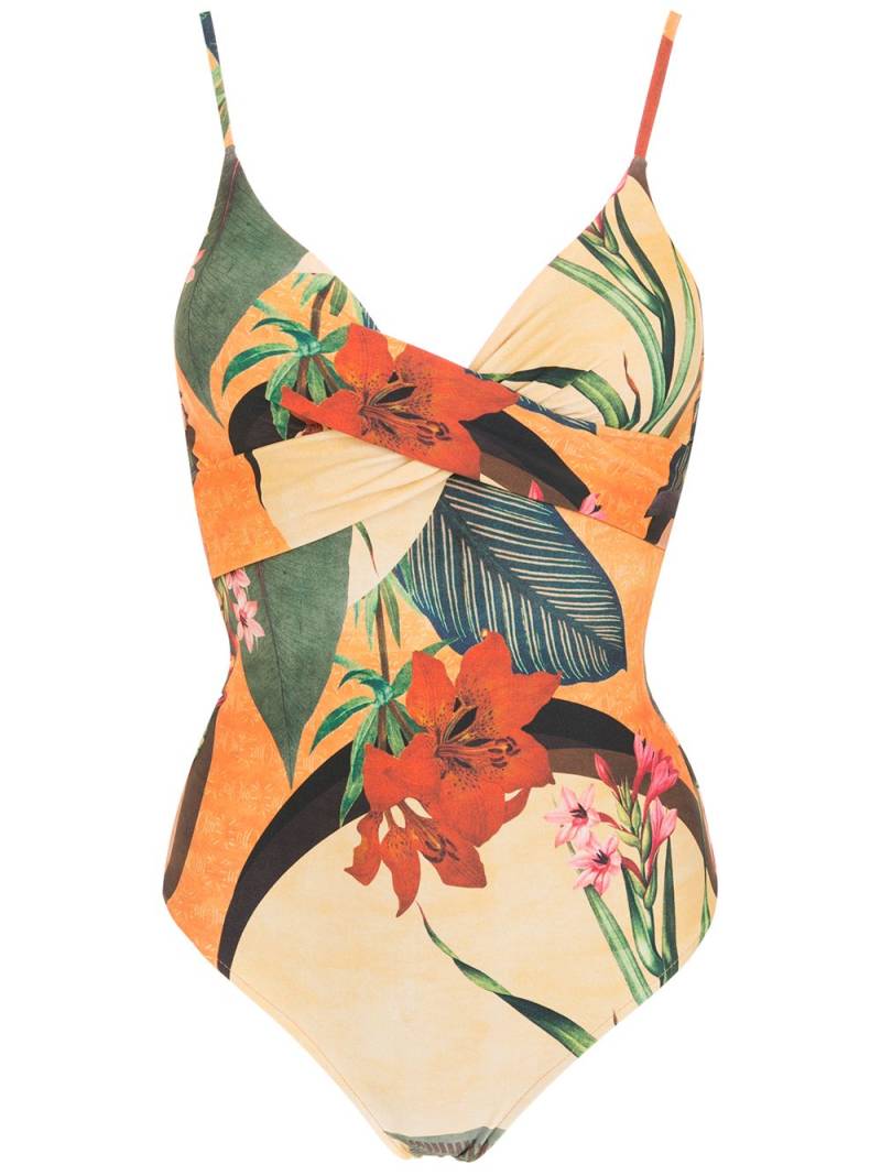 Lygia & Nanny Bianca floral-print swimsuit - Yellow von Lygia & Nanny