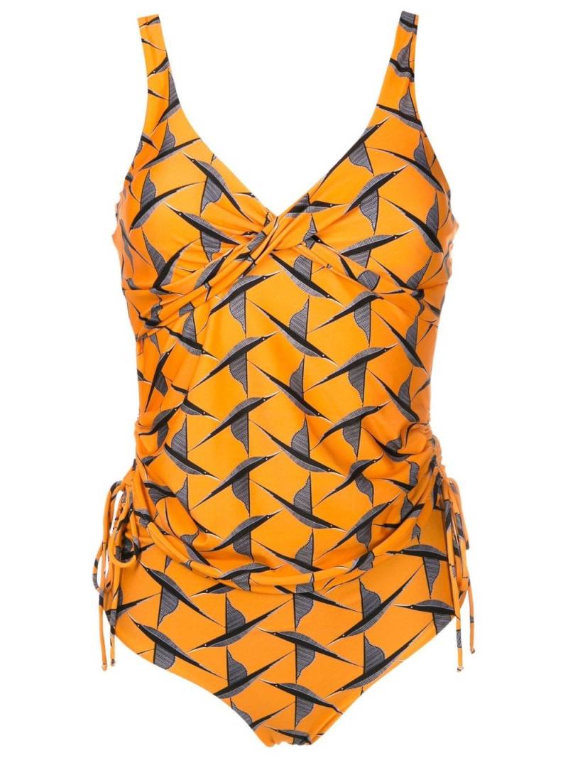 Lygia & Nanny Bruma lace-up tankini - Orange von Lygia & Nanny