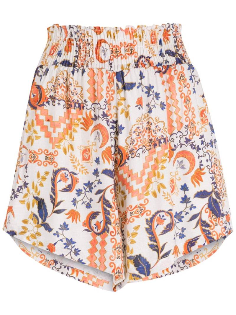 Lygia & Nanny Camelia mix print shorts - Neutrals von Lygia & Nanny