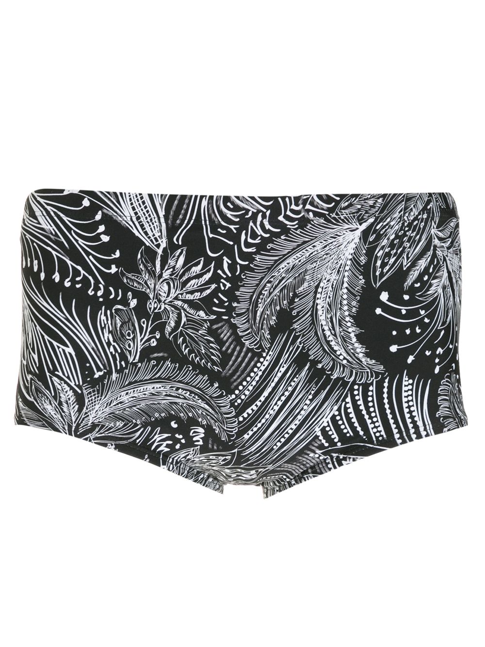 Lygia & Nanny Copacabana print swimming trunks - Black von Lygia & Nanny