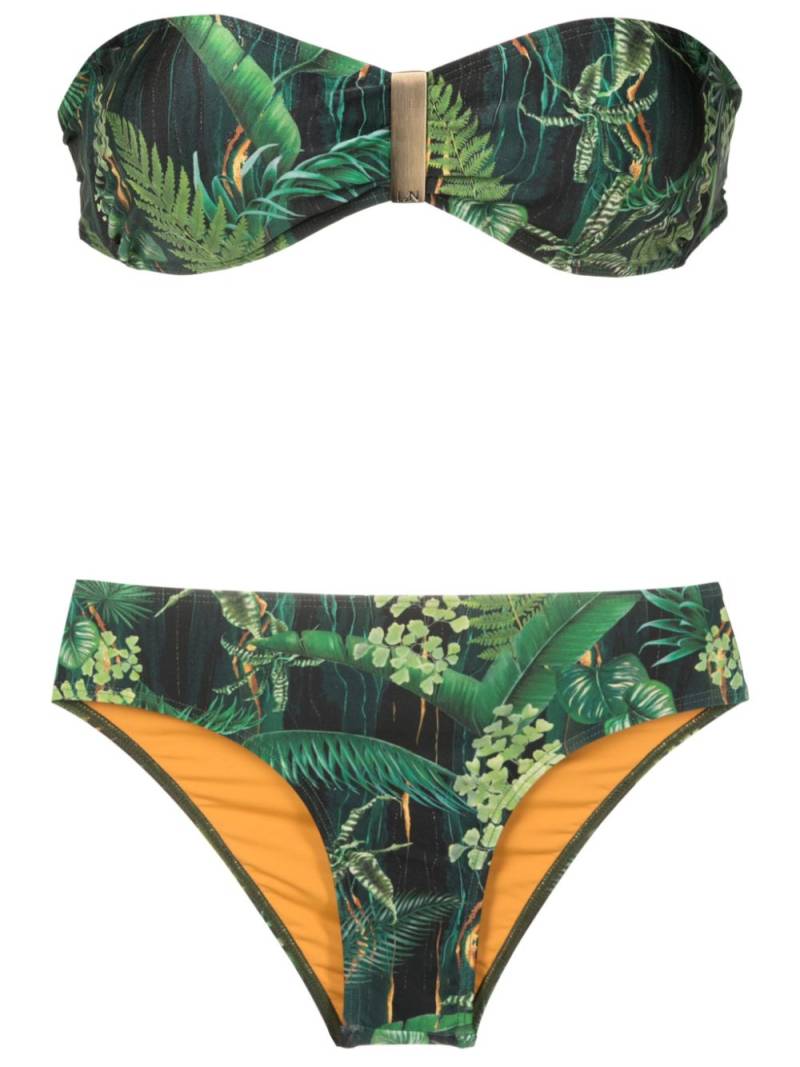 Lygia & Nanny Ester leaf-print bikini - Green von Lygia & Nanny