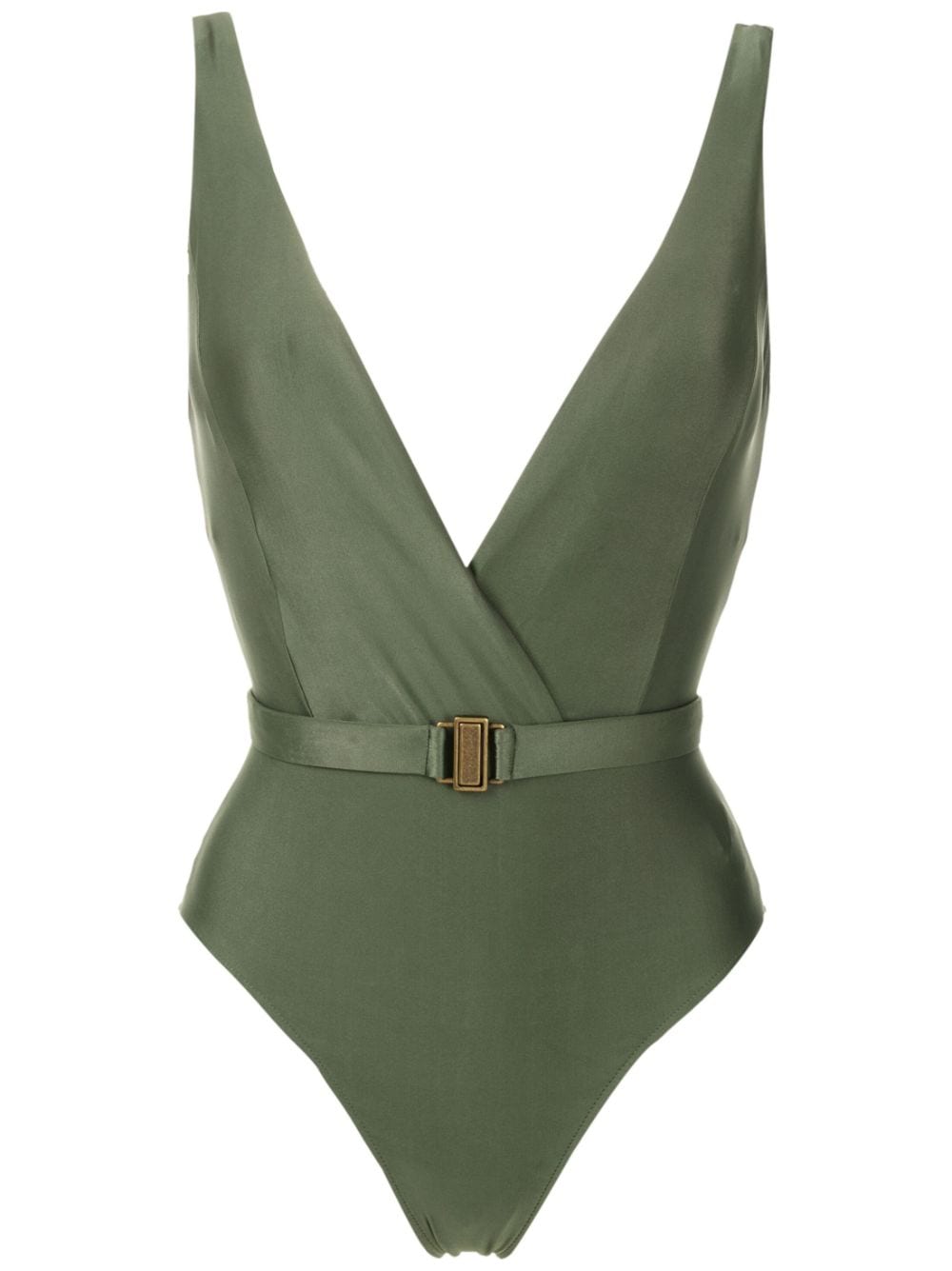 Lygia & Nanny Evita Liso V-neck swimsuit - Green von Lygia & Nanny