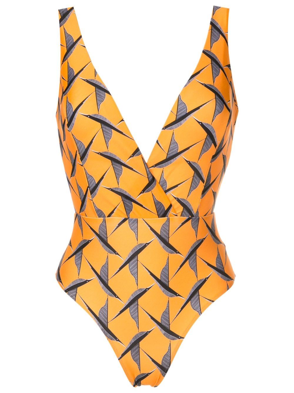 Lygia & Nanny Evita V-neck swuimsuit - Orange von Lygia & Nanny